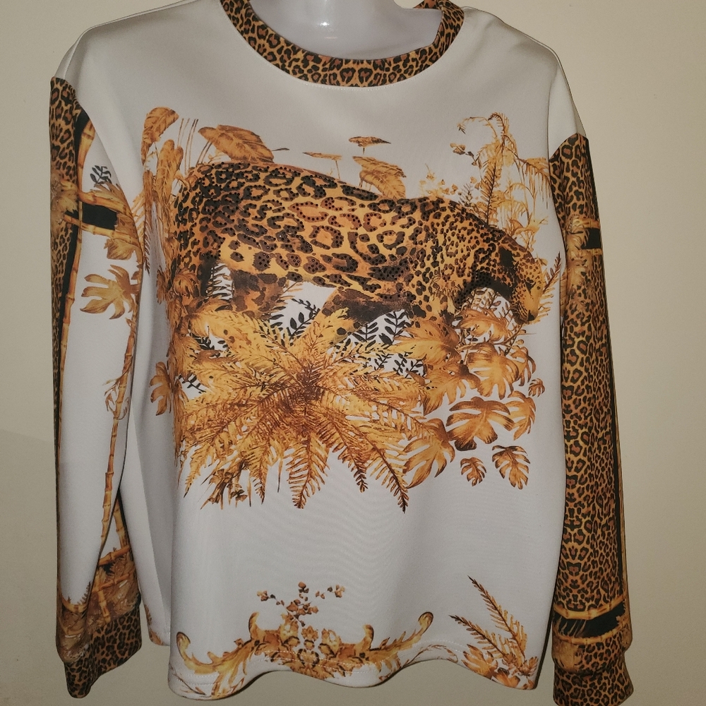 Leopard Print Sweatshirt
